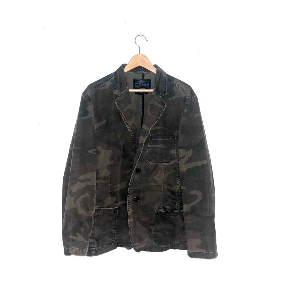 Vintage Nautica Camouflage Jacket